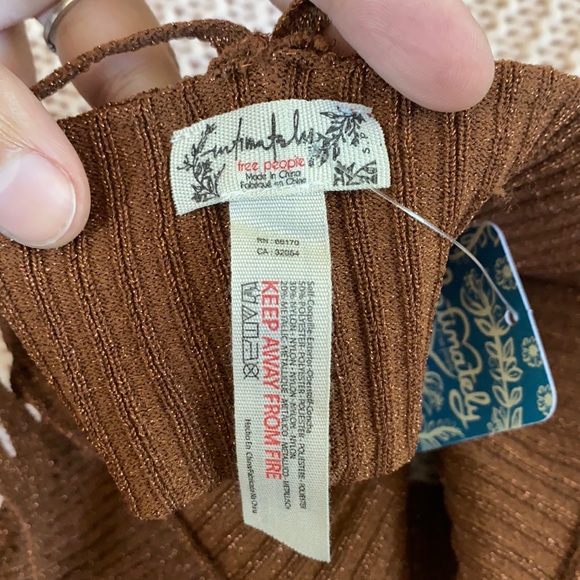 Free People Bronzed Copper Bralette - Picture 6 of 6